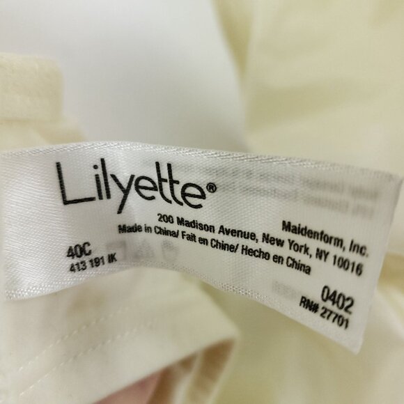 Lilyette Womens 40C White T-Shirt Bra With Underwire & Adjustable Straps Style 0 - Picture 6 of 7